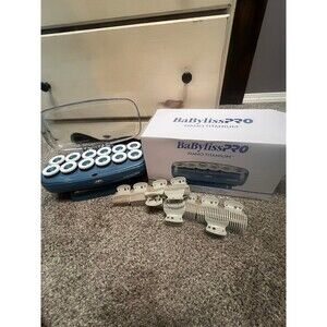 Babyliss Pro nano titanium jumbo hot rollers.